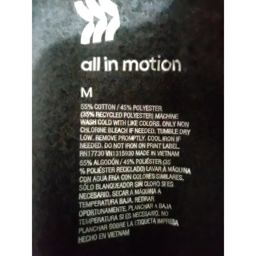 All in Motion Jacket Men's M‎ Gray Camo Full Zip Hooded Fleece Lined Drawstring